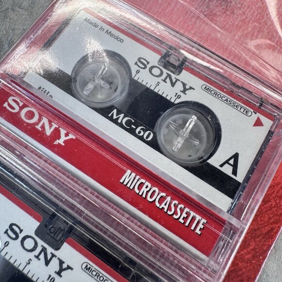 2 Sony MC-60 Cassettes Brand New Open Package. - Picture 3 of 3